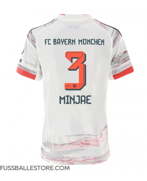 Günstige Bayern Munich Kim Min-jae #3 Auswärtstrikot Damen 2025-26 Kurzarm Günstige Bayern Munich Kim Min-jae #3 Auswärtstrikot Damen 2025-26 Kurzarm